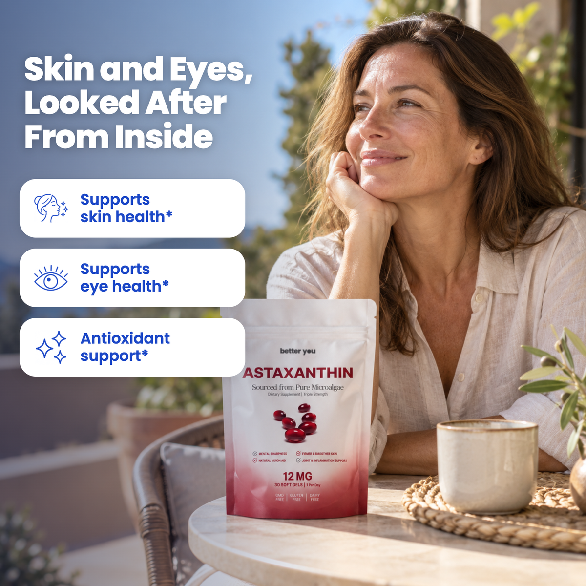 Better You Astaxanthin softgels in daily life